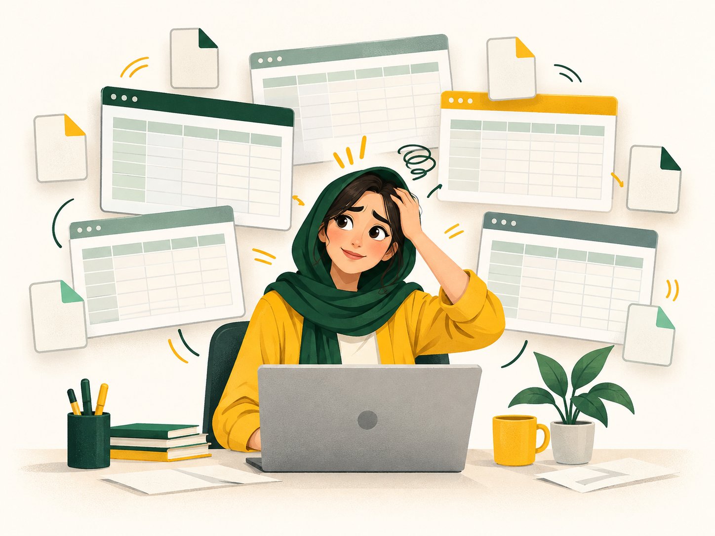 سردرگمی نسخه‌های مختلف فایل اکسل مشتریان