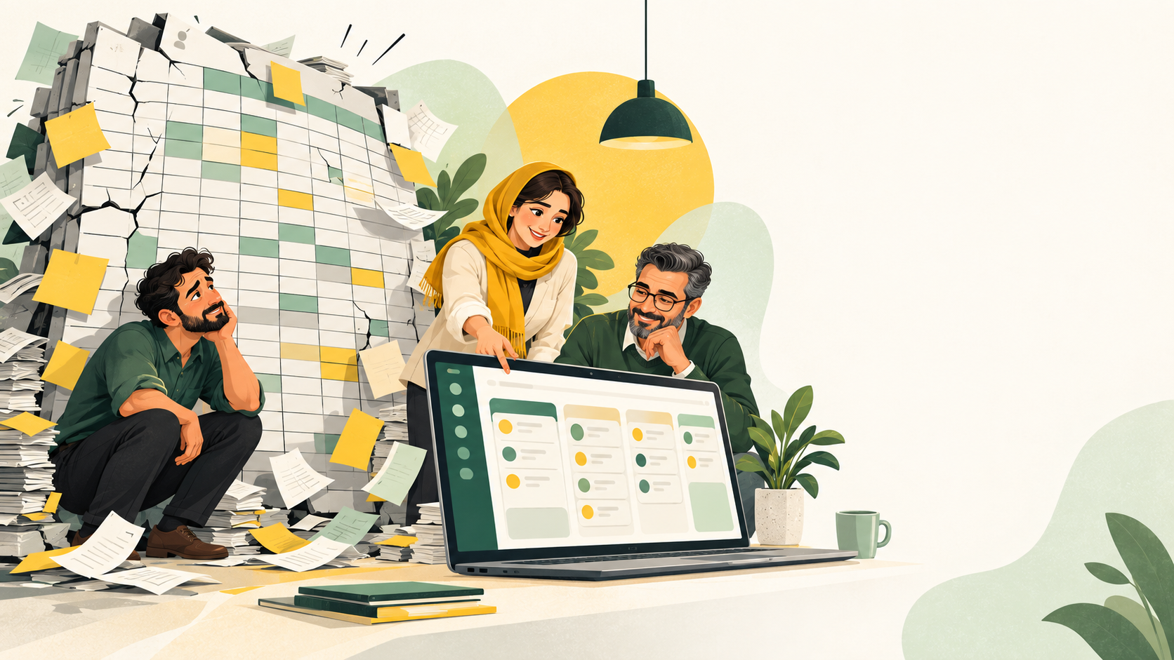 مدیریت مشتری با اکسل