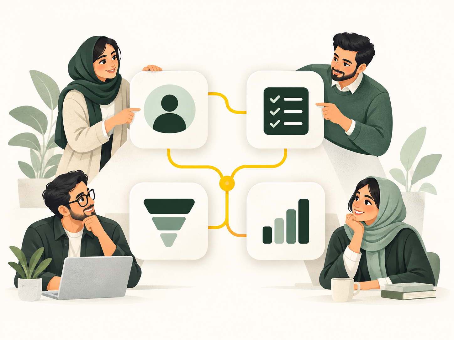 اجزای اصلی یک نرمافزار CRM